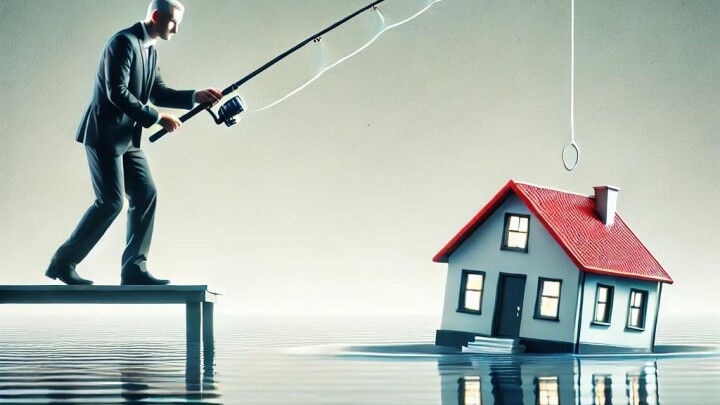 investor fishing for house